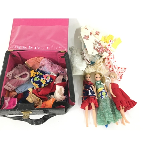 3 X Pippa Dolls and a Collection of Clothing.