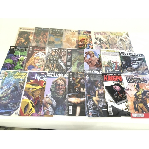 110 - A box containing approximately 220 comics. Various titles to include Marvel and DC. No reserve.