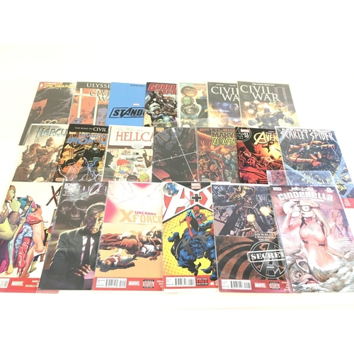 110 - A box containing approximately 220 comics. Various titles to include Marvel and DC. No reserve.