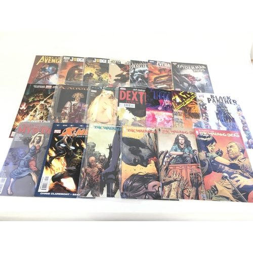 110 - A box containing approximately 220 comics. Various titles to include Marvel and DC. No reserve.