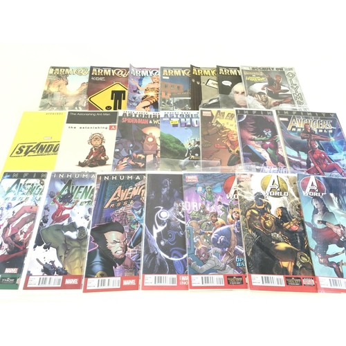 114 - A box containing approximately 200 comics. Various titles to include Marvel. No Reserve.