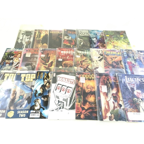 116 - A box containing approximately 250 comics. Various titles to include DC and Marvel. No Reserve.