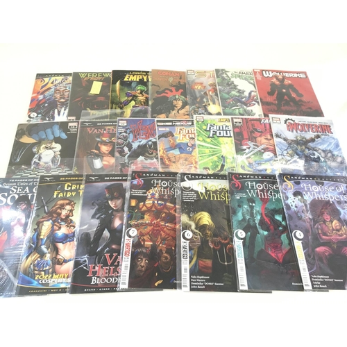 119 - A box containing approximately 250 comics. Various titles to include Marvel and DC. no Reserve.