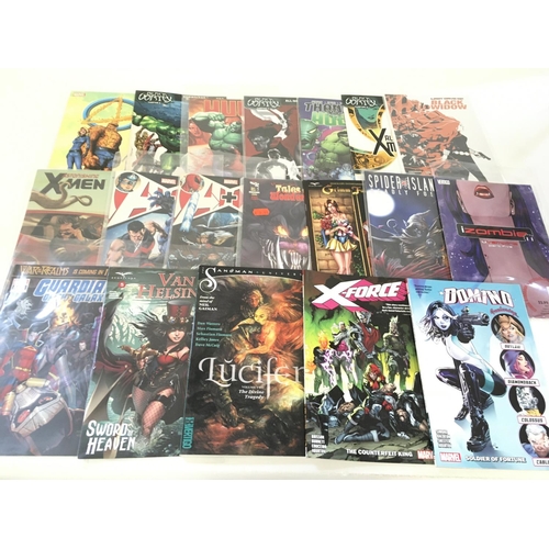 122 - A box containing approximately 200 comics. Various titles to include Marvel. No Reserve.