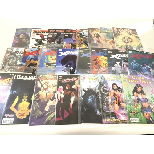 122 - A box containing approximately 200 comics. Various titles to include Marvel. No Reserve.