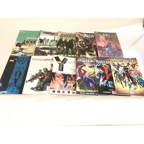 125 - A box containing approximately 70 comics. Various titles to include Marvel. No reserve.