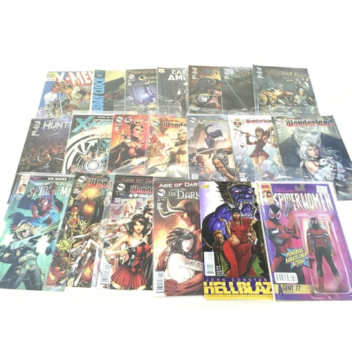 126 - A box containing approximately 200 comics. Various titles to include Marvel. No reserve.