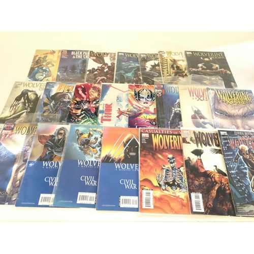 127 - A box containing approximately 200 comics. Various titles to include Marvel. No reserve.