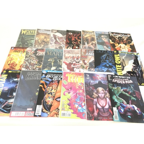 128 - A box containing approximately 150 comics. Various titles to include Marvel. No reserve.