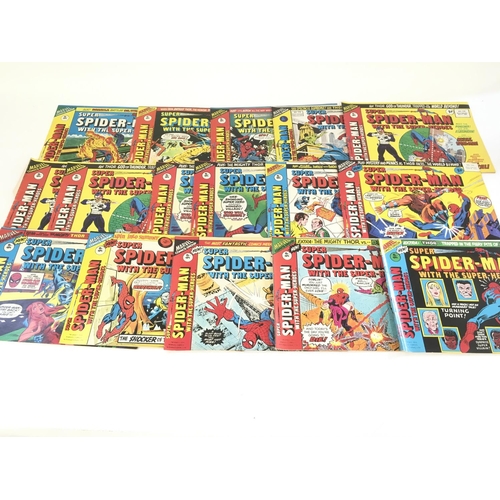 129 - A box containing approximately 150 comics. Mostly made up of Spiderman titles. No reserve.