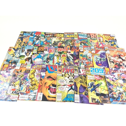 138 - A box containing approximately 100 comics , various titles to include marvel and DC.