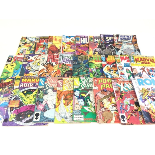 138 - A box containing approximately 100 comics , various titles to include marvel and DC.