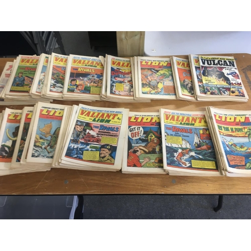 141 - A collection in excess of 110 comics dated between 1971 and 1974. Titles include Thunder.. No.1 Vulc... 