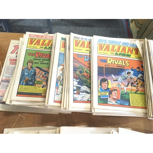 141 - A collection in excess of 110 comics dated between 1971 and 1974. Titles include Thunder.. No.1 Vulc... 