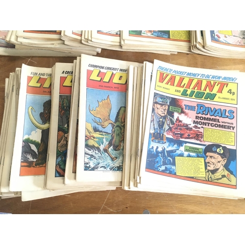 141 - A collection in excess of 110 comics dated between 1971 and 1974. Titles include Thunder.. No.1 Vulc... 