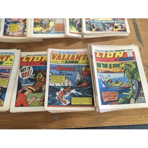 141 - A collection in excess of 110 comics dated between 1971 and 1974. Titles include Thunder.. No.1 Vulc... 