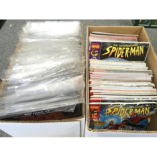 144 - 2 X z boxes Containing Modern Marvel Comics. No Reserve (2) (B).