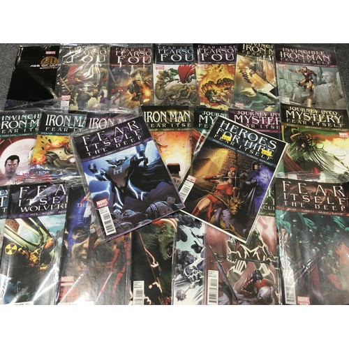 145 - 2 X Boxes Containing 3 Halo Books and a large collection of modern marvel Comics (2)(B)