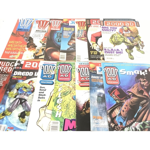 146 - 2 X Boxes Containing 2000AD. Marvel and D.C. comics.(2).