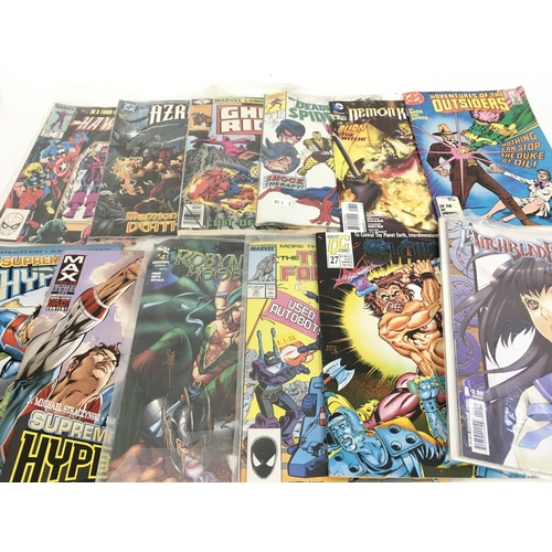 146 - 2 X Boxes Containing 2000AD. Marvel and D.C. comics.(2).