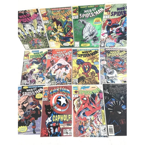 147 - A Collection of Marvel Comics Including Spider-Man etc. No Reserve.