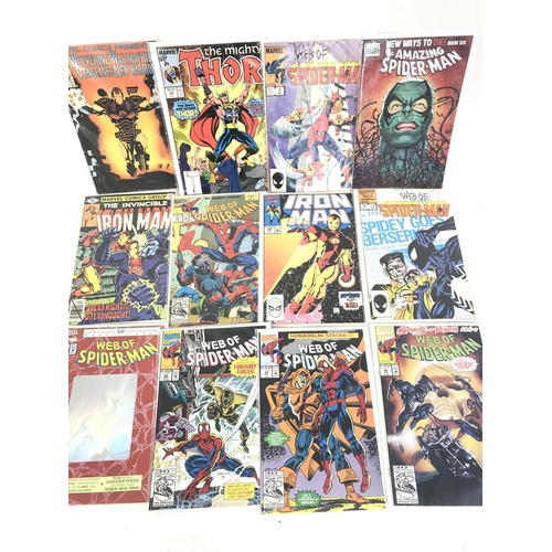 147 - A Collection of Marvel Comics Including Spider-Man etc. No Reserve.