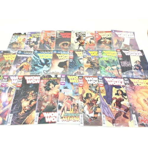 28 - A box containing approximately 150 DC Wonder Woman comics.