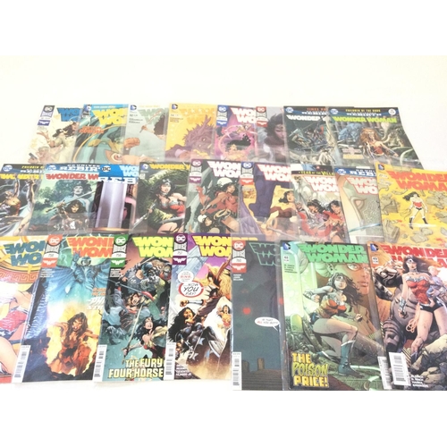 28 - A box containing approximately 150 DC Wonder Woman comics.