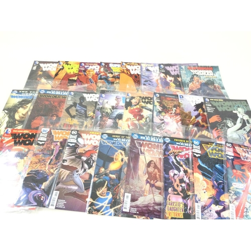 28 - A box containing approximately 150 DC Wonder Woman comics.