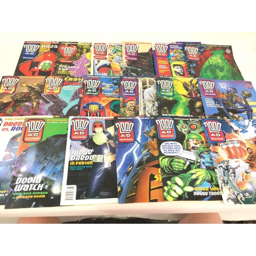 32 - A box containing approximately 200 comics. All 2000AD issues from various decades.