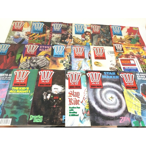 32 - A box containing approximately 200 comics. All 2000AD issues from various decades.