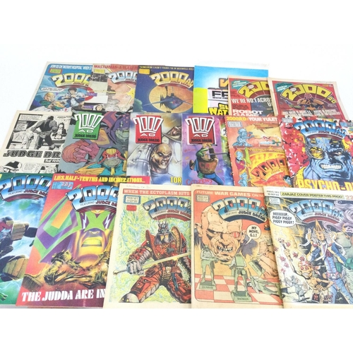 32 - A box containing approximately 200 comics. All 2000AD issues from various decades.