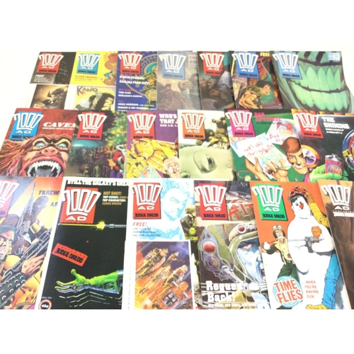 35 - A box containing approximately 150 comics. All 2000AD issues.