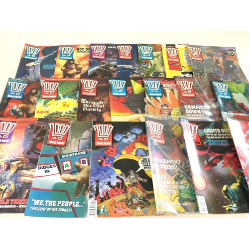 35 - A box containing approximately 150 comics. All 2000AD issues.