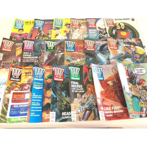 35 - A box containing approximately 150 comics. All 2000AD issues.