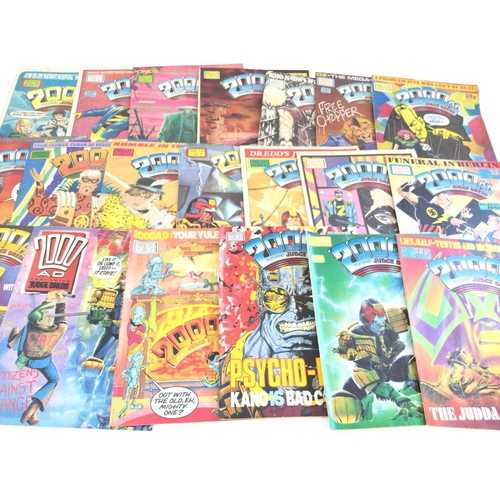 38 - A box containing approximately 150 comics. All 2000AD issues.