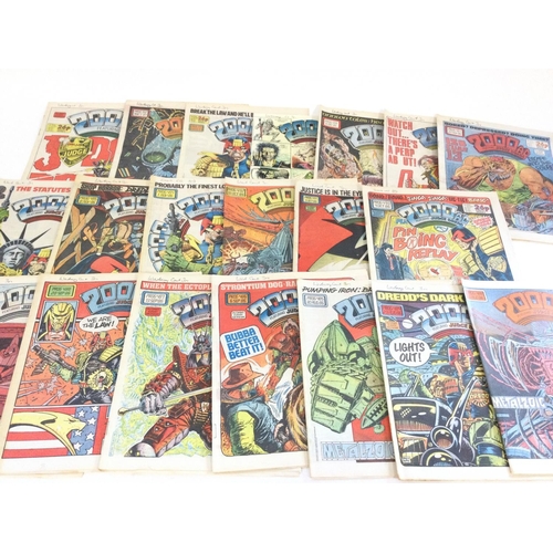 39 - A box containing approximately 100 comics. All 2000AD issues.