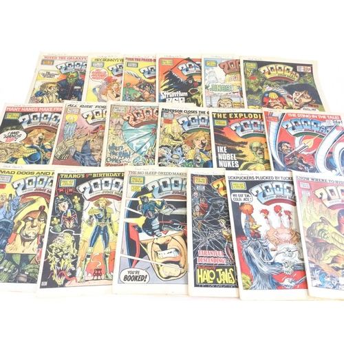 39 - A box containing approximately 100 comics. All 2000AD issues.