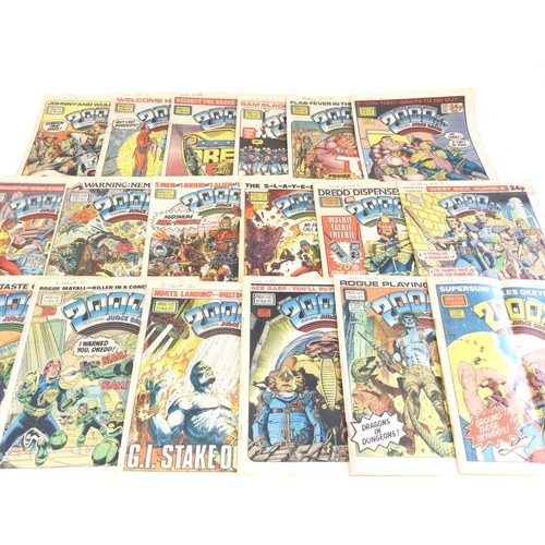 39 - A box containing approximately 100 comics. All 2000AD issues.