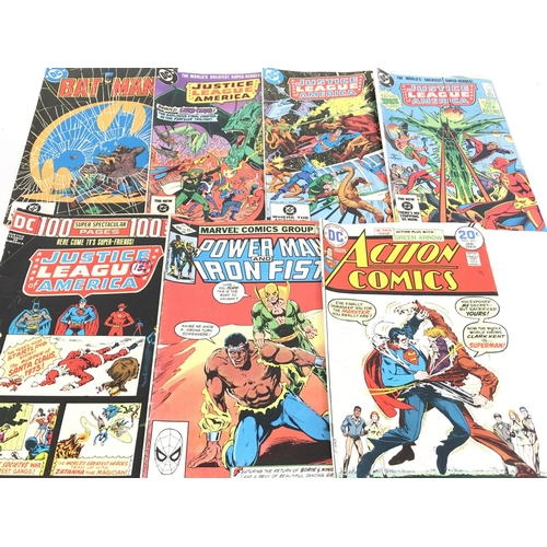 42 - A Collection of Comics Including the Mighty world Of Marvel #1 (no Gift) D.C. etc.