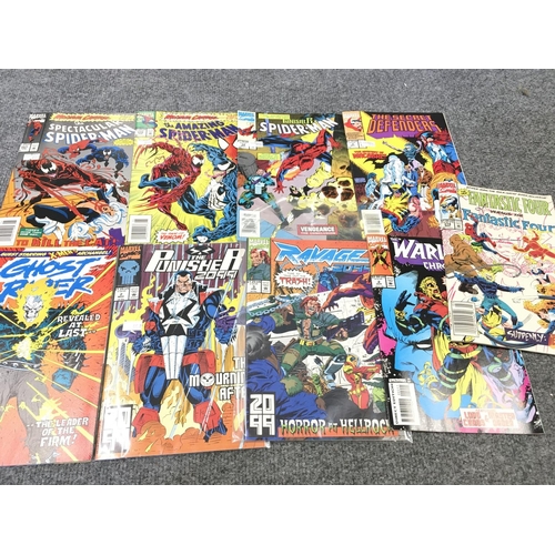 46 - A Box Containing approximately 140 comics mostly Marvel. No Reserve.