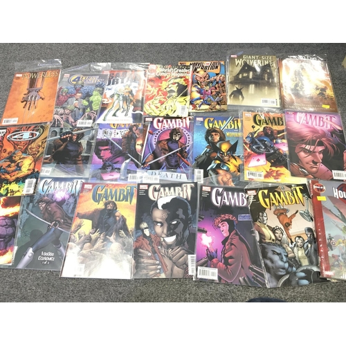 47 - 2 Boxes Containing A Collection of Marvel Iron Man Comics.Gambit.Excalibur and Others. No Reserve.(2... 