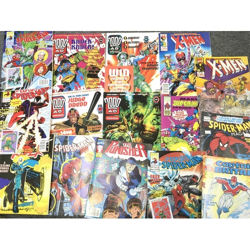 48 - A Collection of Aliens. 2000 AD and Marvel Comics.No Resreve.