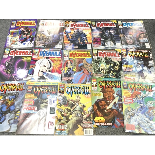 50 - A Collection of Marvel overkill Comics Approximately 40. No reserve.