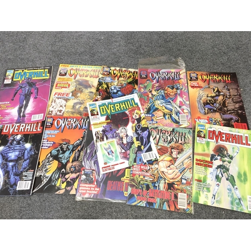 50 - A Collection of Marvel overkill Comics Approximately 40. No reserve.