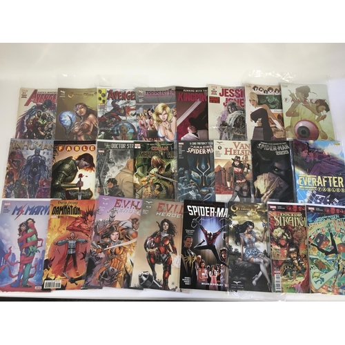 51 - A box containing approximately 200 comics of various variants. No reserve.