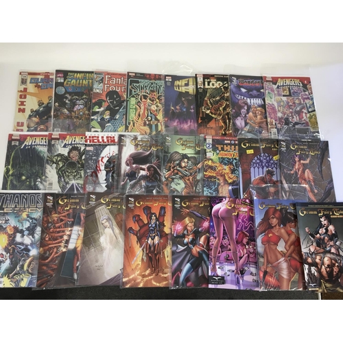 51 - A box containing approximately 200 comics of various variants. No reserve.