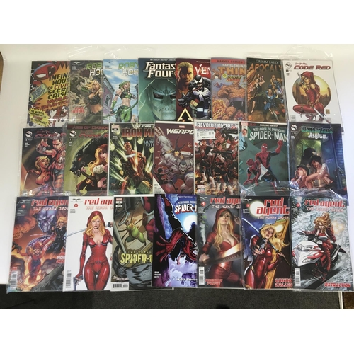 52 - A box containing approximately 200 comics of various variants. No reserve.