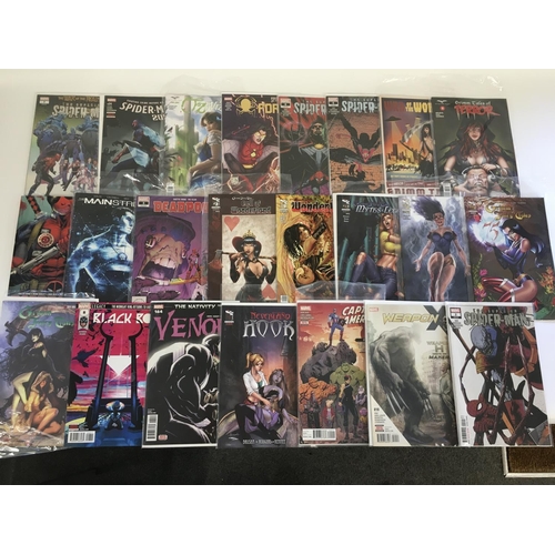 52 - A box containing approximately 200 comics of various variants. No reserve.