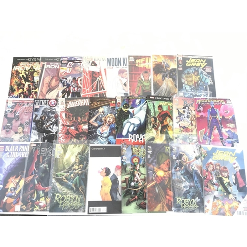 61 - A box containing approximately 120 comics. Various titles including Marvel. No reserve.